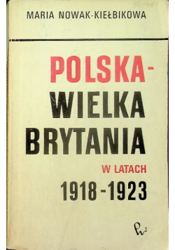 Polska Wielka Brytania w latach 1918 - 1923