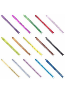 Wstążka ściągana 3cm mix 12kol (10szt) ROZETTE