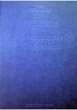 Dialogi o metafizyce i religii Dialogi o śmierci