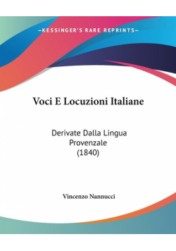 Voci E Locuzioni Italiane