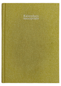Kalendarz nauczyciela 24/25 A5T Ekolen SELEDYN