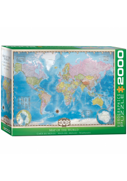 Puzzle 2000 Map of the World 8220-0557