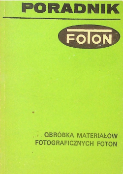 Poradnik Foton Obróbka materiałów fotograficznych foton