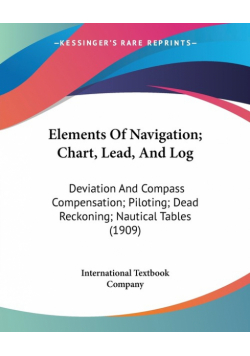 Elements Of Navigation; Chart, Lead, And Log