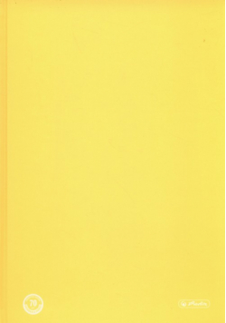 Brulion B5 Color Blocking w kratkę 120 kartek żółty