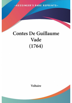 Contes De Guillaume Vade (1764)