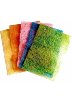 Sizal brokatowy 22x33cm 5szt mix pastelowe