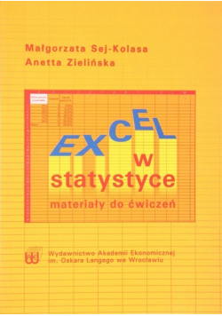 Excel w statystyce materiały do ćwiczeń