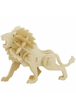 Puzzle drewniane 3D Lew