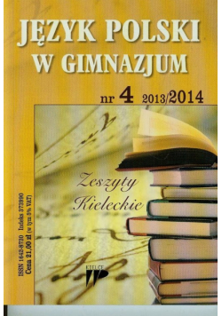Język Polski w Gimnazjum 13/14 numer 4