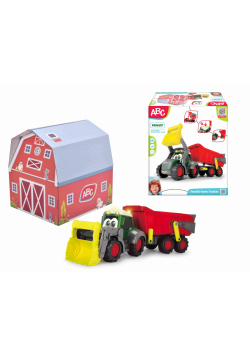 Traktor z przyczepką Abc fendt 65 cm