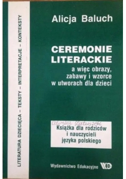 Ceremonie Literackie