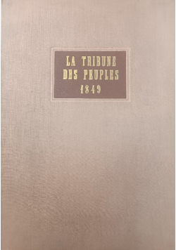 La Tribune des Peuples 1849