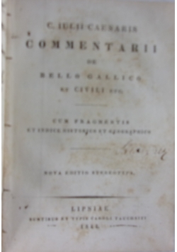 Commentarii Bello Gallico
