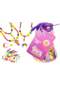 Zestaw koralików pop beads w tubie