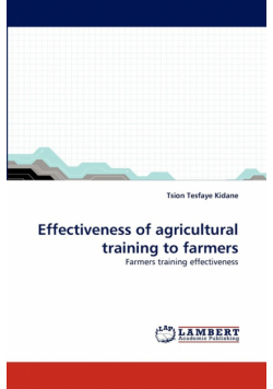 Effectiveness of agricultural training to farmers