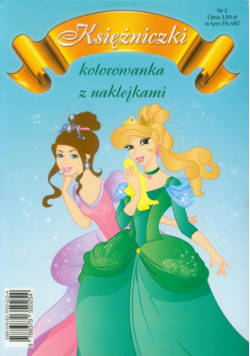 Księżniczki 2 Kolorowanka z naklejkami