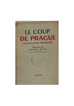 Le coup de prague une revolution prefabrique,1949r