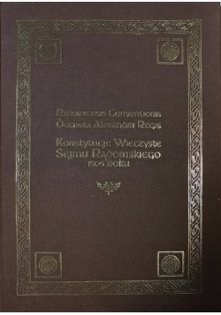Konstytucje Wieczyste Sejmu Radomskiego 1505 roku