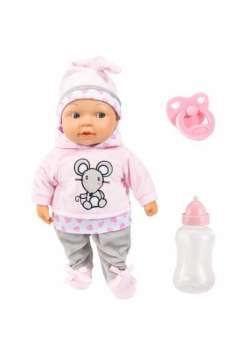 Lalka Lisa Magic Eyes 38cm różowa
