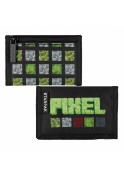 Portfel Pixel zielony