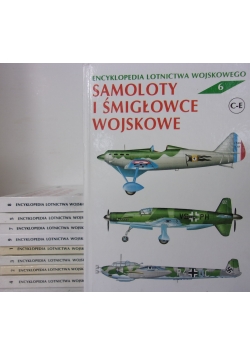 Encyklopedia Lotnictwa Wojskowego ,Zestaw 9 książek