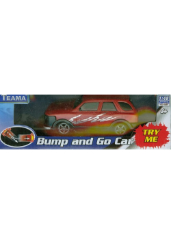 Auto terenowe czerwone bump & go