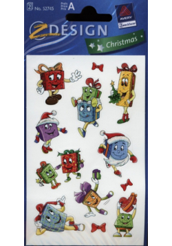 Naklejki świąteczne Z Design Christmas Paczki