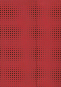 Zeszyt A4 Paper-oh Circulo gładki 56 kartek Red on Black