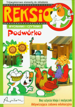 Wycinanki i czytanki Reksio podwórko