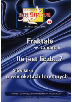 Miniatury matematyczne 28 Fraktale w Cindirelli