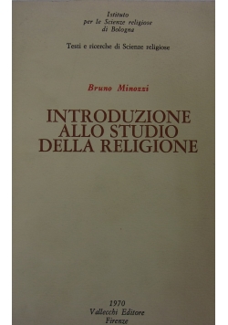 Introduyione allo studio della Religione