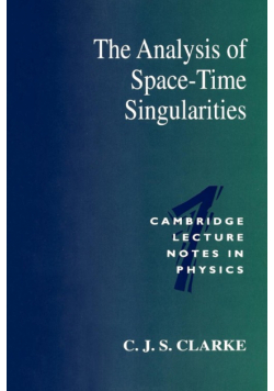 The Analysis of Space-Time Singularities