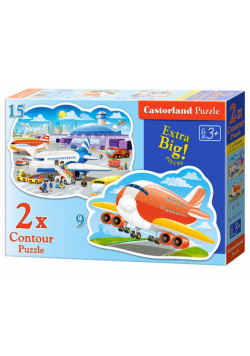 2x1 Contour Puzzle 9 i 15 Airport Adventures