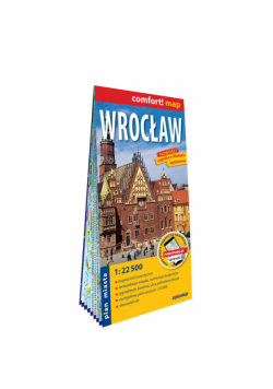 Wrocław laminowany plan miasta 1:22 500