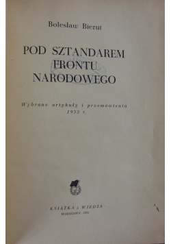 Pod sztandarem Frontu Narodowego