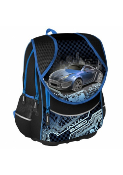 Plecak szkolny Blue car