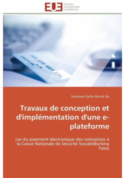 Travaux de conception et d'implémentation d'une e-plateforme