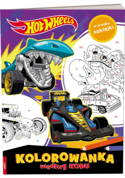 Hot Wheels. Kolorowanka według kodu