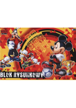 Blok rysunkowy A4 Myszka Miki 20 kartek 10 sztuk mix