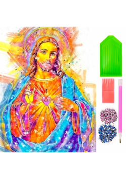 Diamentowa mozaika święte Jezus malastwo NO-1007123