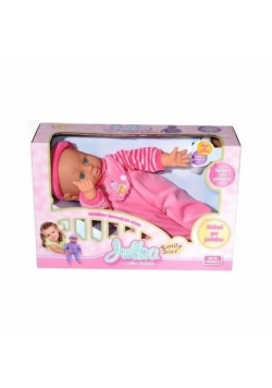 Lalka Julka Bobas 38 cm różowa