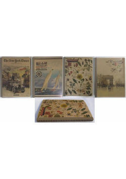 Kołonotatnik folia A4 96 stron kratka mix okładek