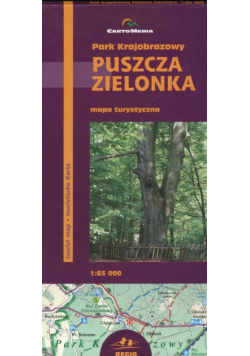 Puszcza Zielonka Mapa turystyczna 1:65 000
