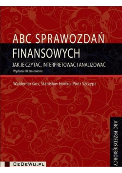 ABC sprawozdań finansowych