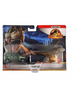 Matchbox Jurassic World Transporter z Tyranozaurem