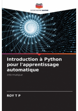 Introduction à Python pour l'apprentissage automatique