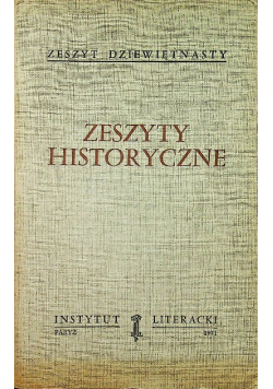 Zeszyty historyczne zeszyt 19