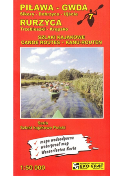 Piława-Gwda mapa kajakowa 1:50 000 EkoGraf