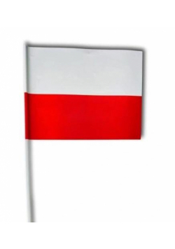 Flaga Polski na patyczku (12szt)